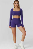The Reign Long Sleeve Crop Top