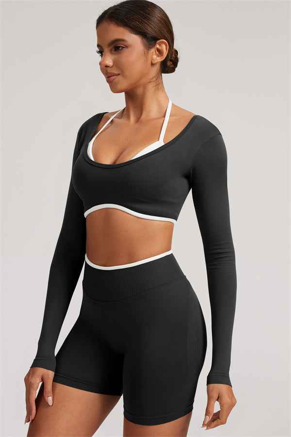 The Elevate New Long Sleeve Crop top