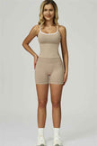 The Prime Line Crop Top Shorts 2-Piece Set