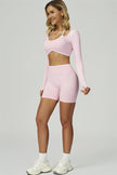 The Prime Line Long Sleeve Crop Top