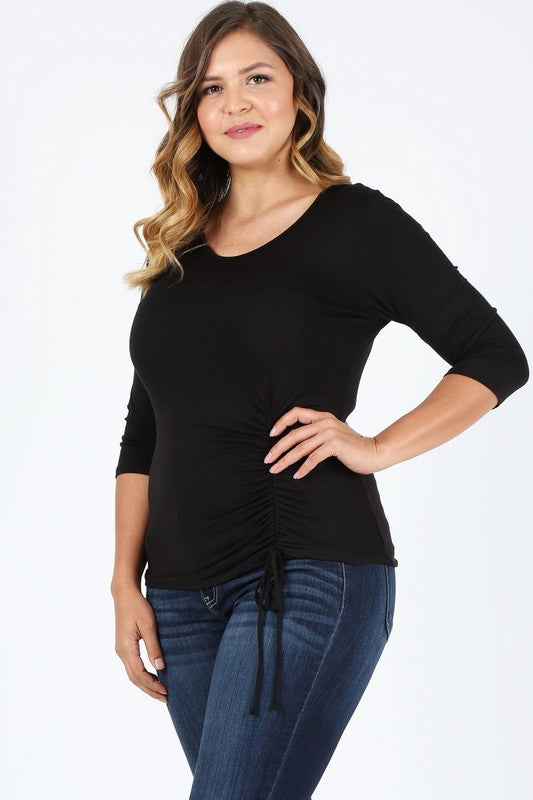 Plus Size waist tie top - Pikemla