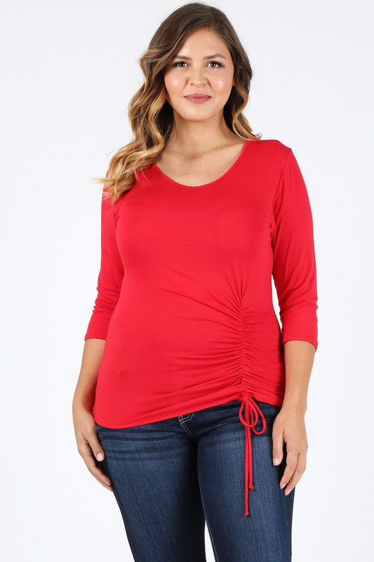 Plus Size waist tie top - Pikemla