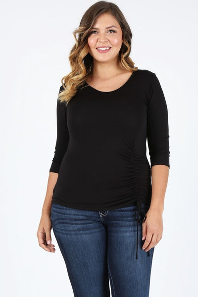 Plus Size waist tie top - Pikemla