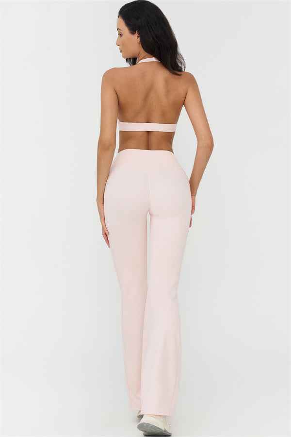 The BoldFit Sports Bra Flared Leggings 2-Piece Set