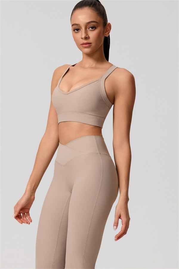 The Daze Sports Bra Flared Leggings 2-Piece Set