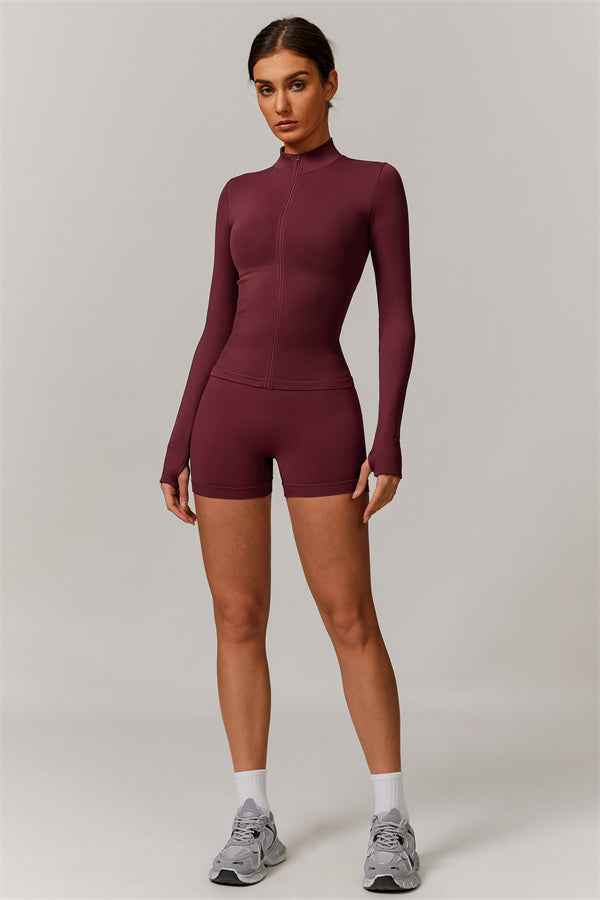 The Nova Luxe Jacket Shorts 2-Piece Set