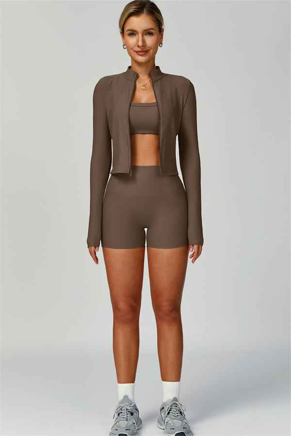 The Burst Jacket Shorts 2-Piece Set