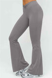 The Lushness V-Back Sports Bra Flared Leggings 2-Piece Set