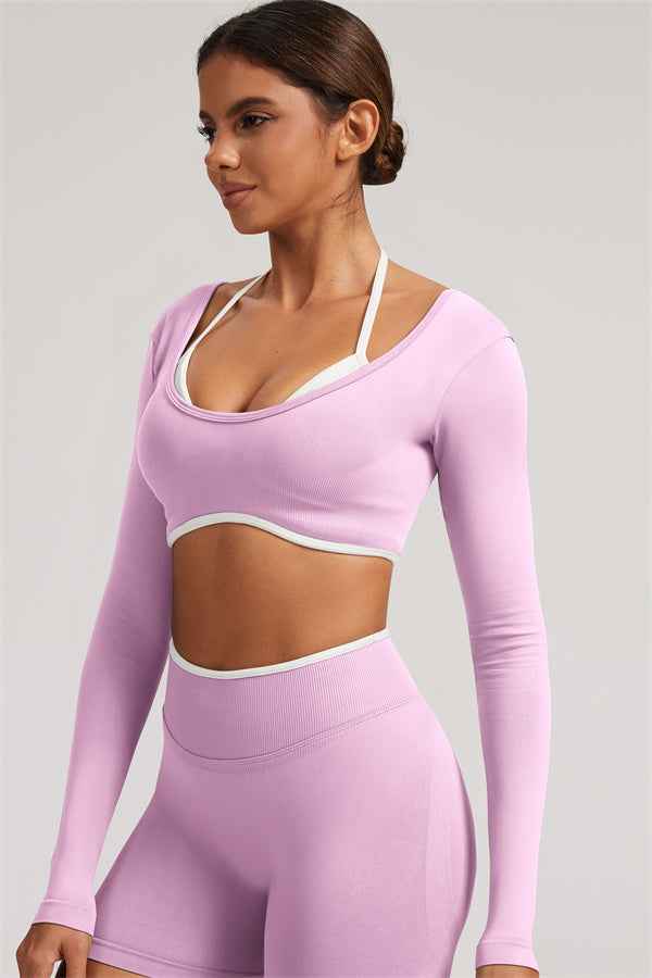 The Elevate New Long Sleeve Crop top