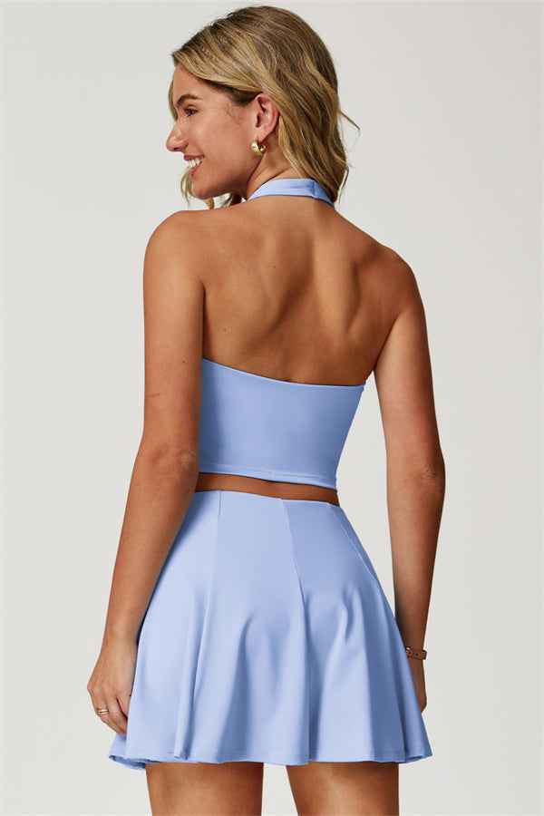 The Boost Halter Crop Top