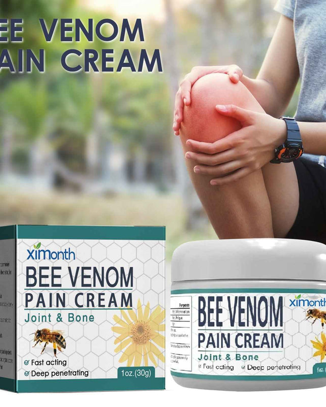 Ximonth Bee Venom Joint Cream, Relieves Hands Legs Bones Knees Lumbar Spine Sedentary Joint Pain Body Care Cream