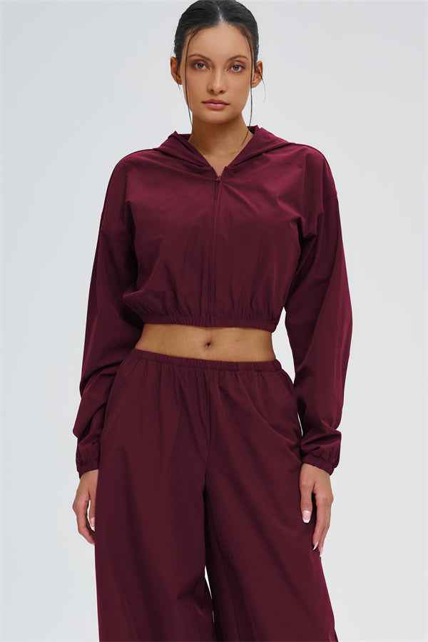 The Svelte UV protection Crop Hoodie