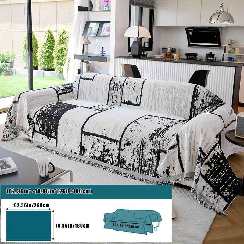 Luxury Pet Cover for Leather Sofa, Non-Slip & Machine Washable