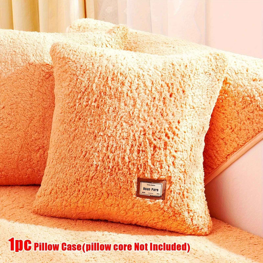 Durable 3 cushion couch cover | High-Quality Plush Sherpa Sofa Cover