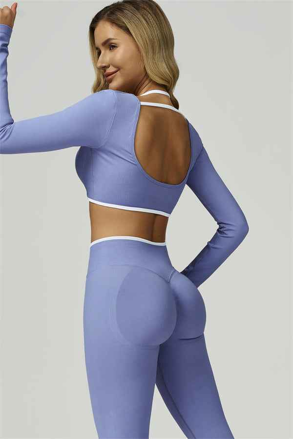 The Prime Line Long Sleeve Crop Top