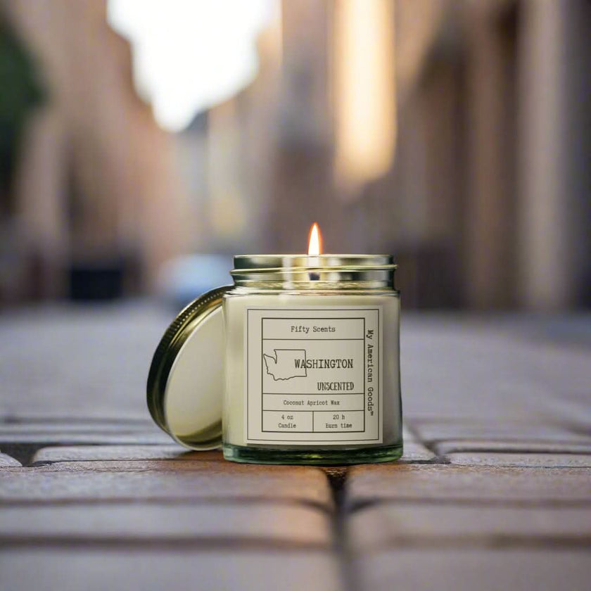 Washington unscented Candles - Coconut Apricot Wax