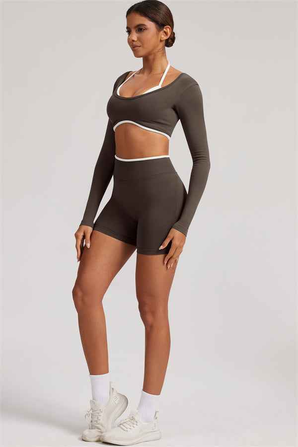 The Elevate Long Sleeve Crop top