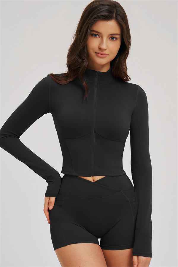The Sizzle Zip Jacket Shorts 2-Piece Set