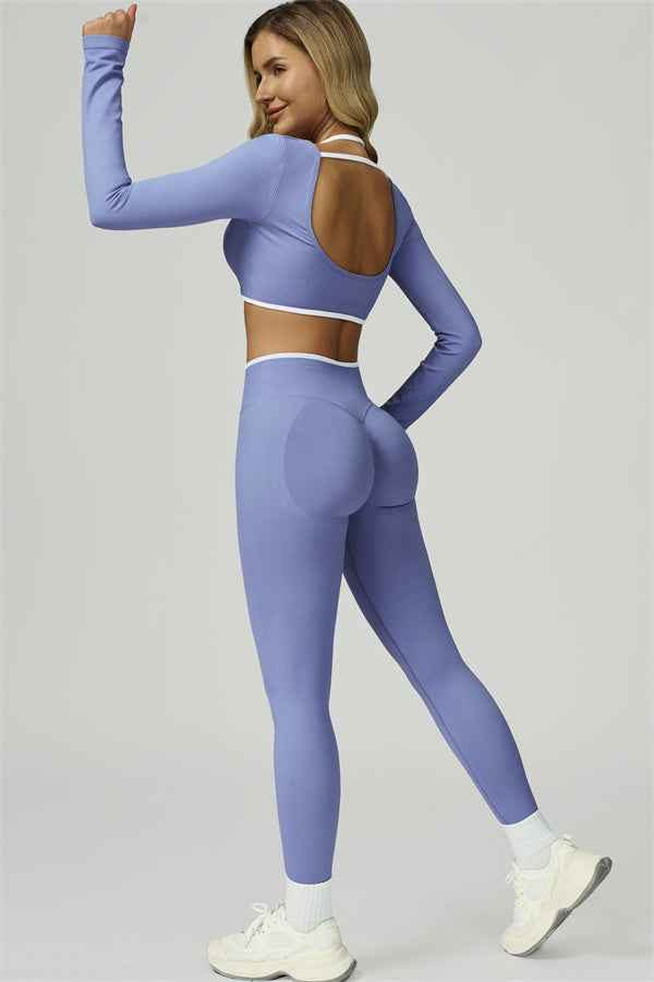 The Prime Line Long Sleeve Crop Top