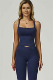 The Flourish Crop Tank Flared Leggings 2-Piece Set