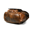 Vortex Leather Backpack: Burnt Brown