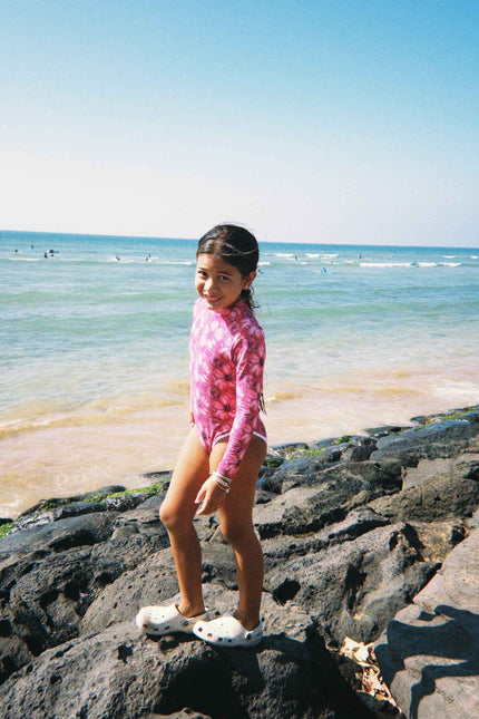 Lola One Piece Kids Swimsuit - Hibiscus Hunny