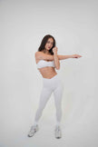 My Time Is Divine Lime White Sculpt V-Waist Legging