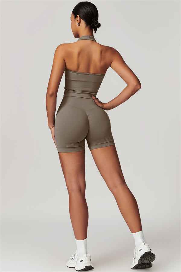 The Delight Halter Top Shorts 2-Piece Set