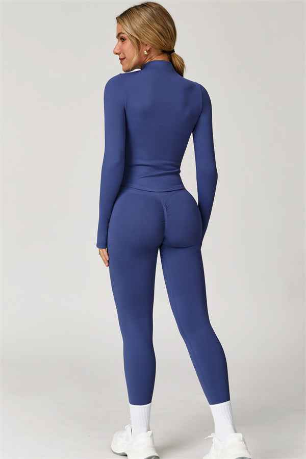 The Delight Jacket Sports Bra Leggings 3-Piece Set