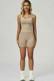 The Prime Line Crop Top Shorts 2-Piece Set