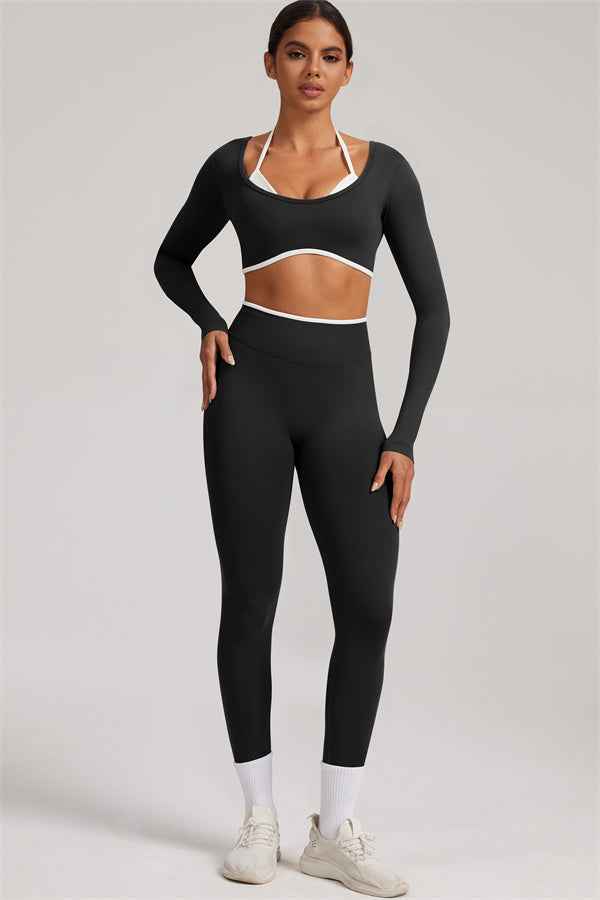 The Elevate New Long Sleeve Crop top