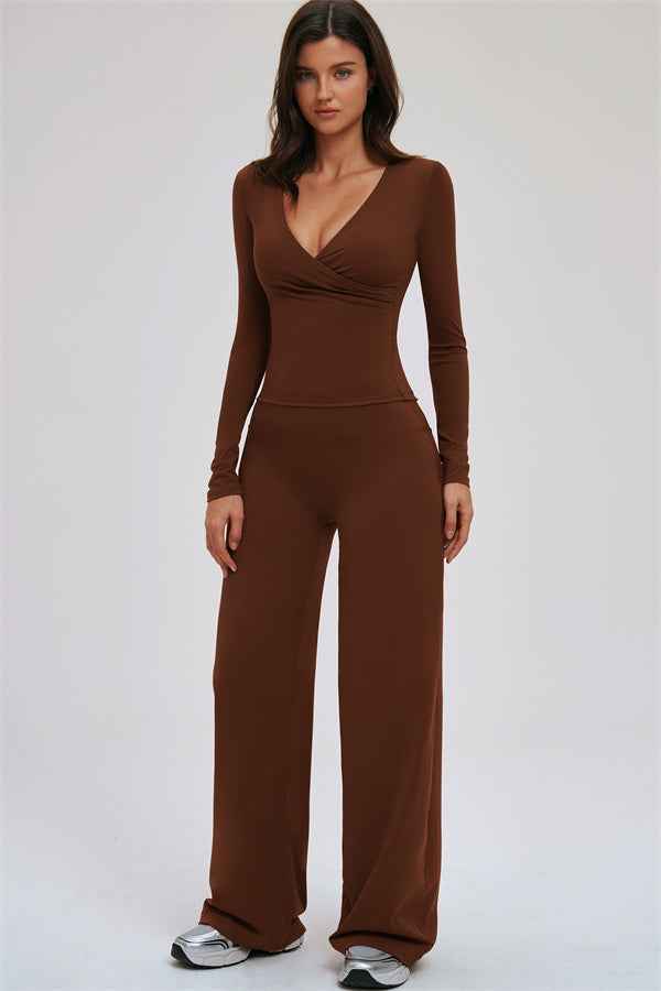 The Twirl Long Sleeve T-shirt New Straight Leg Pants 2-Piece Set