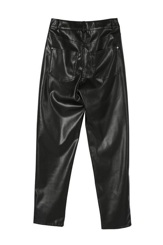 Vegan leather pants - Pikemla