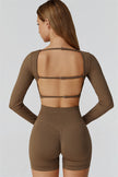 The Reign Long Sleeve Crop Top