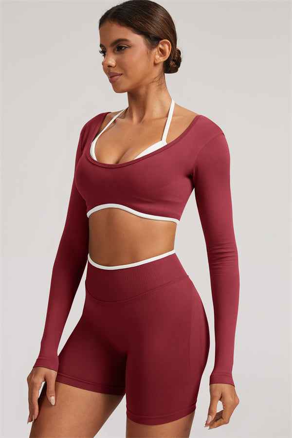 The Elevate Long Sleeve Crop top