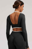 The Elevate New Long Sleeve Crop top