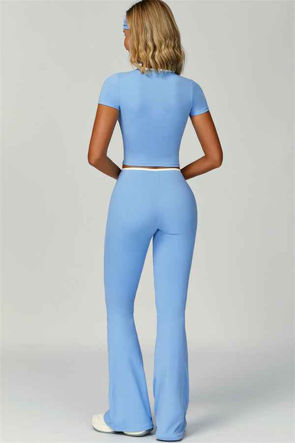 The Skyline Flared Tie Leggings