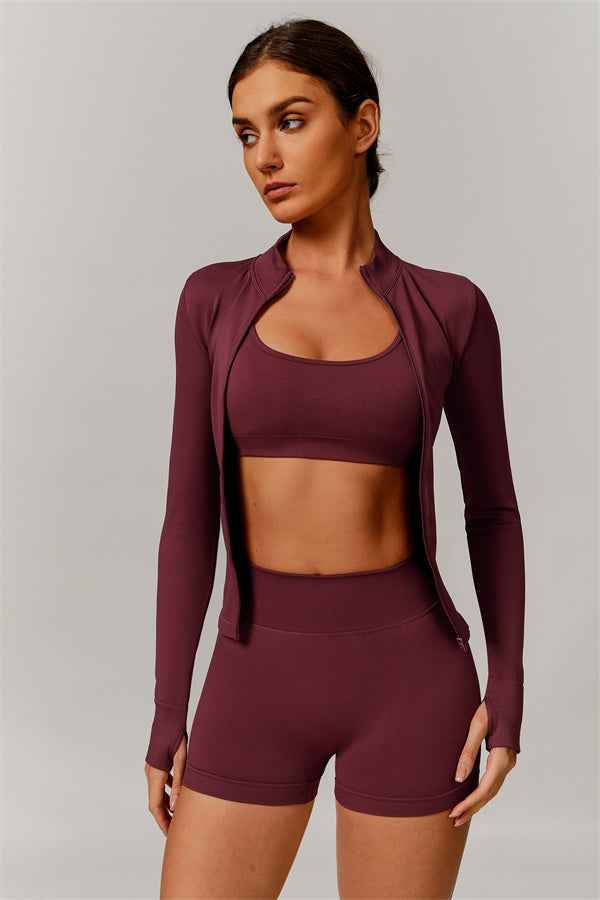 The Nova Luxe Jacket Shorts 2-Piece Set