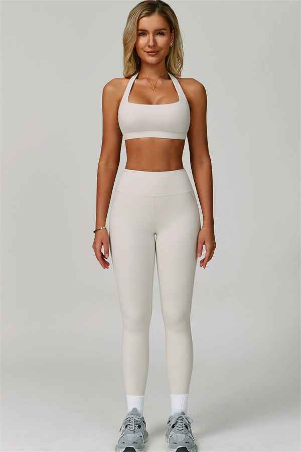 The Bold Halter Sports Bra Leggings 2-Piece Set