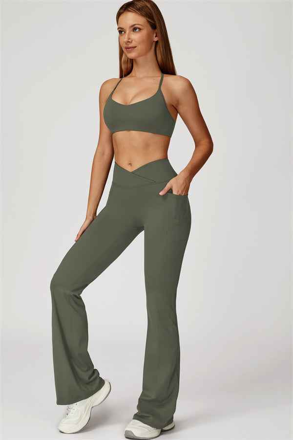 The Propel Sports Bra Flared Leggings 2-Piece Set