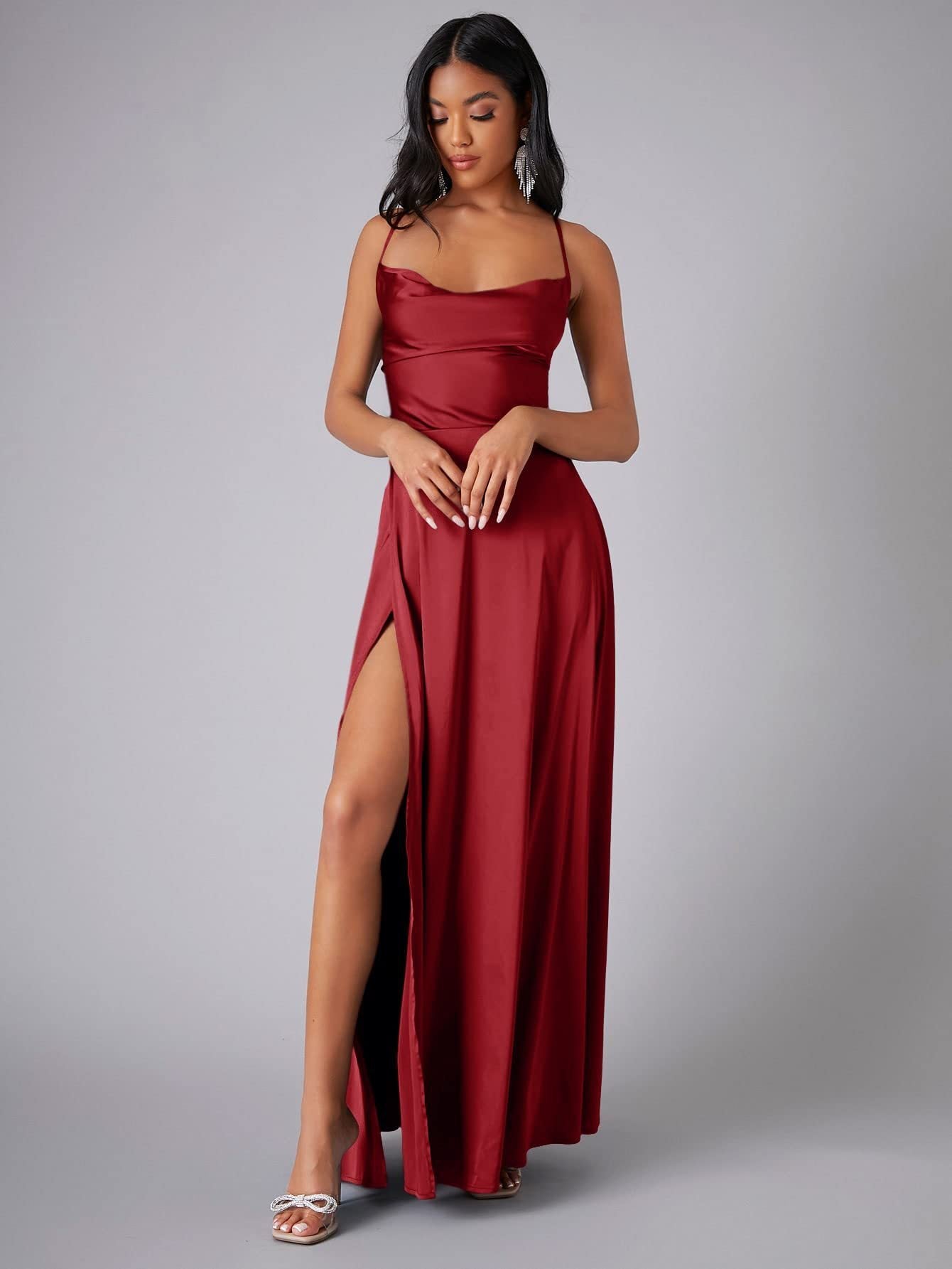 Sexy Slimming Slim Fit Backless Waist-tight Dress
