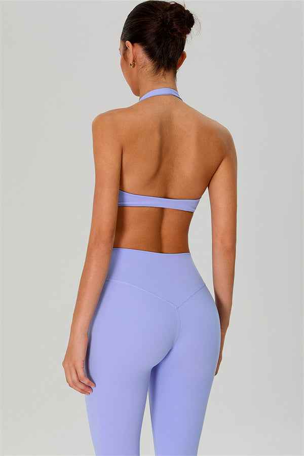 The Solid Sports Bra Leggings 2-Piece Set