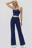 The Canyon Crop Tank Flared Leggings 2-Piece Set