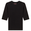 Ribbed 3/4 Sleeves T-Shirt