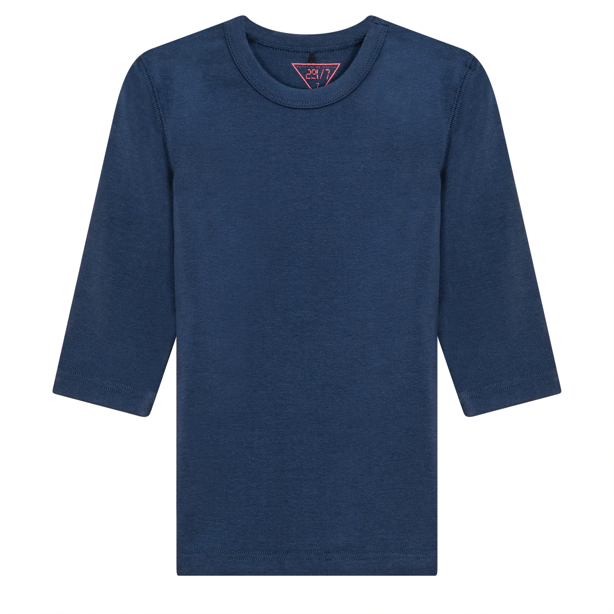 Ribbed 3/4 Sleeves T-Shirt