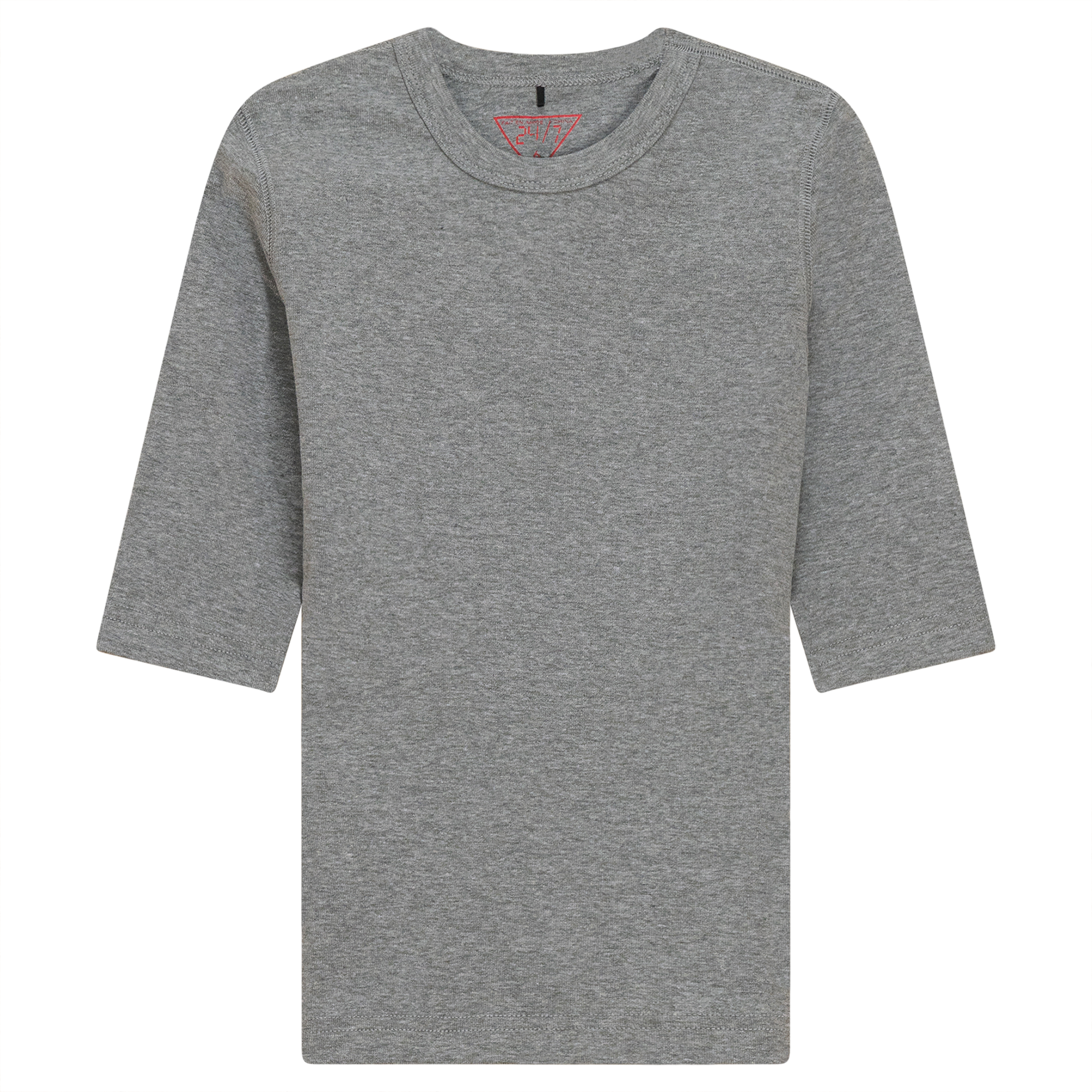 Ribbed 3/4 Sleeves T-Shirt