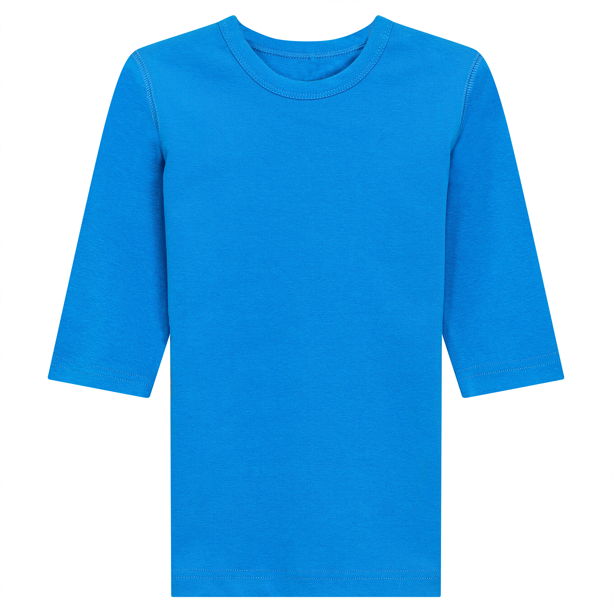 Ribbed 3/4 Sleeves T-Shirt