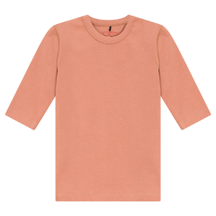 Ribbed 3/4 Sleeves T-Shirt