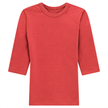 Ribbed 3/4 Sleeves T-Shirt