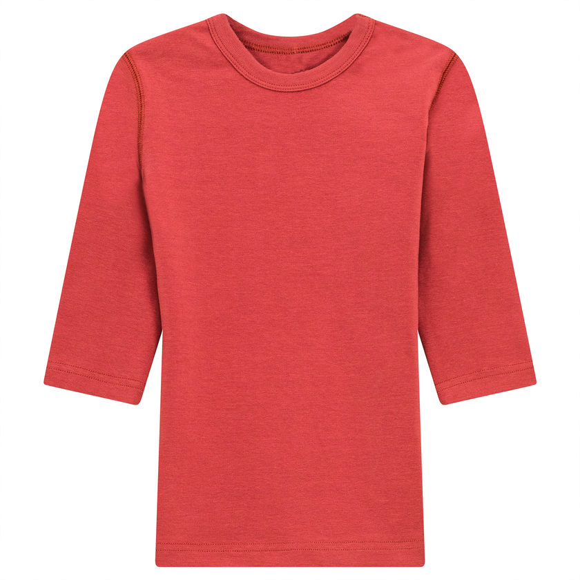 Ribbed 3/4 Sleeves T-Shirt